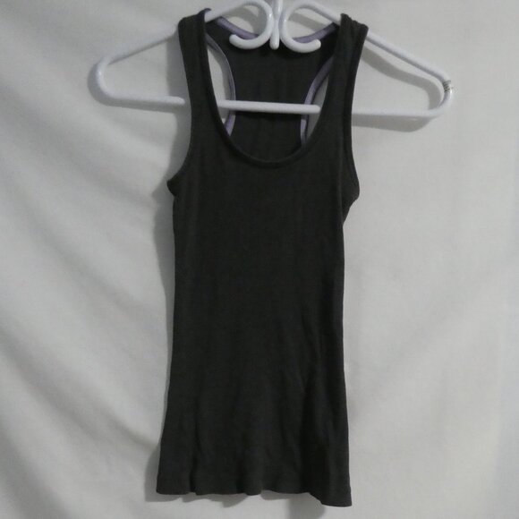 FOREVER 21 | small | Dark Grey Ribbed Sleeveless Tank Top - Picture 1 of 16